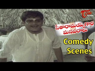 Seetharamaiah Gari Manavaralu Comedy Scenes | Back to Back | Akkineni Nageswara Rao| Meena