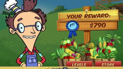 Fizzy's Lunch Lab Hectic Harvest Level 6 cartoon games