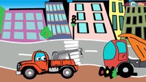 Tow Truck & Monster Trucks Cartoon for Children - Developing Videos Just For Kids