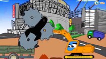 Developing Cartoon for Kids Excavator & Truck - Construction Equipment|Videos Excavadoras para niños