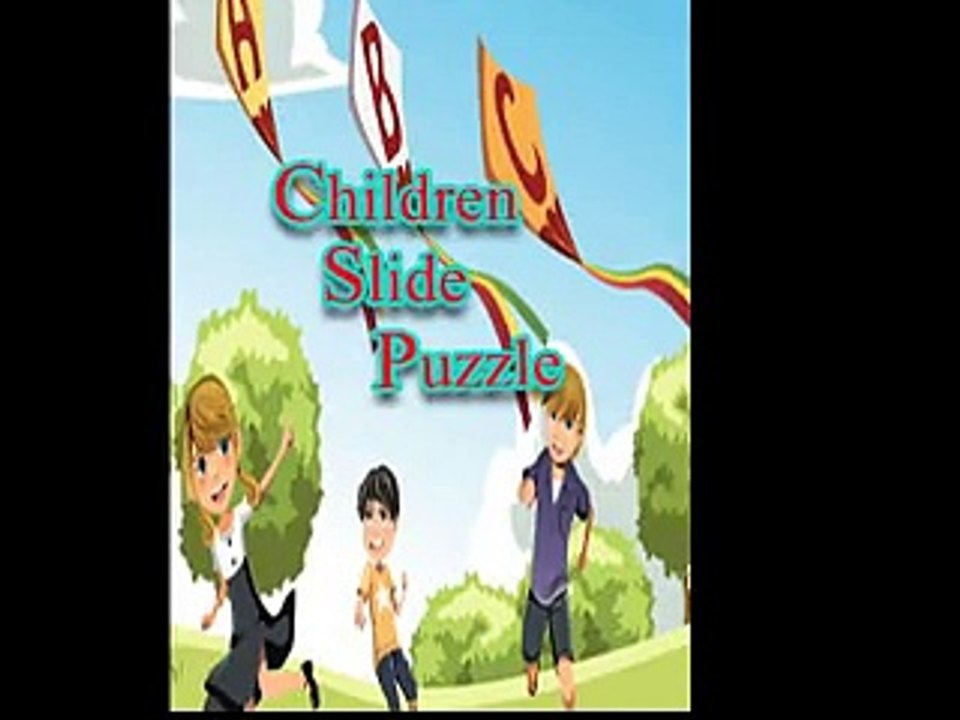 Children slide puzzle