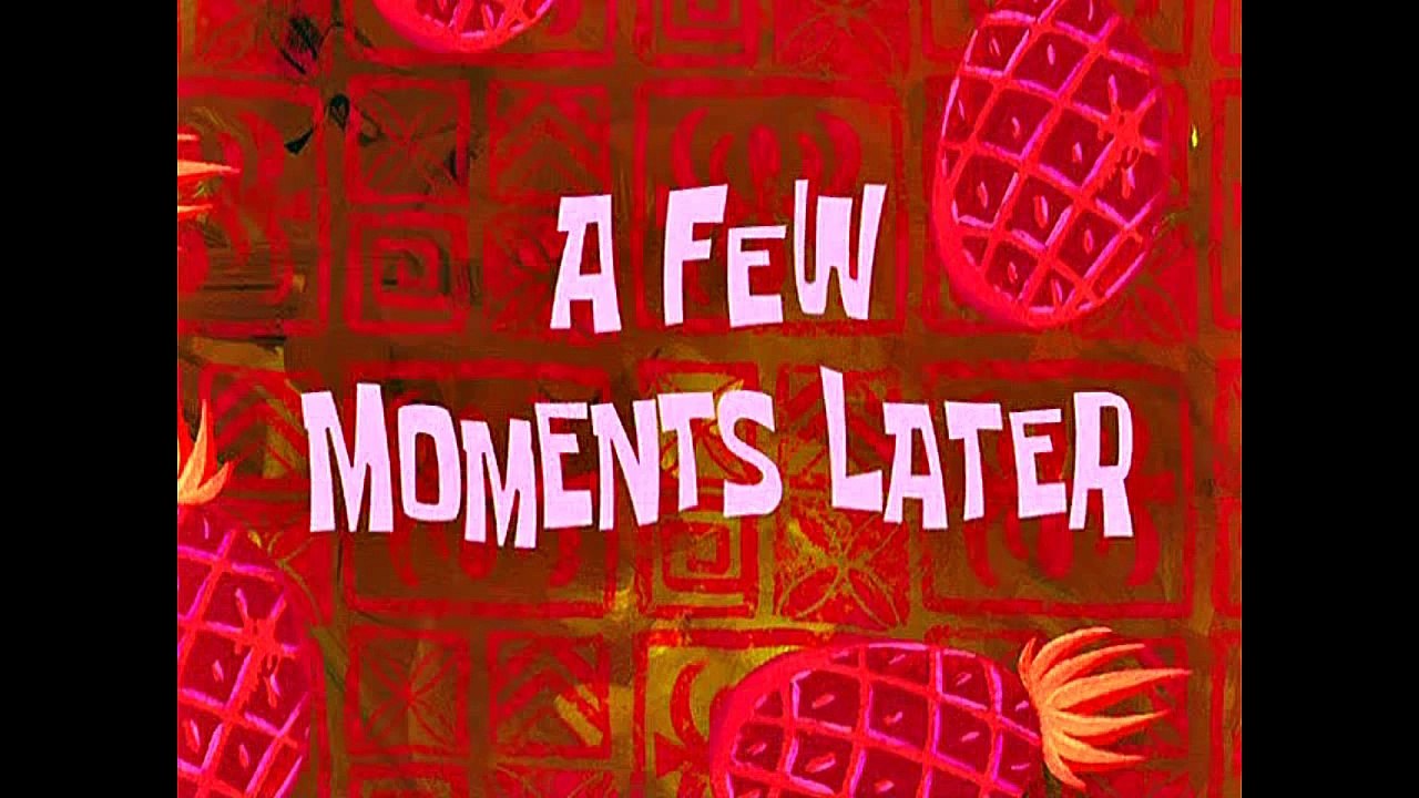 Bob esponja | Tiempo de Carteles ( Narrador Francés )
