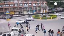 Népal : Debut du tremblement de terre en direct