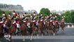 Festivités du 14 juillet sur les Champs-Elysées à Paris