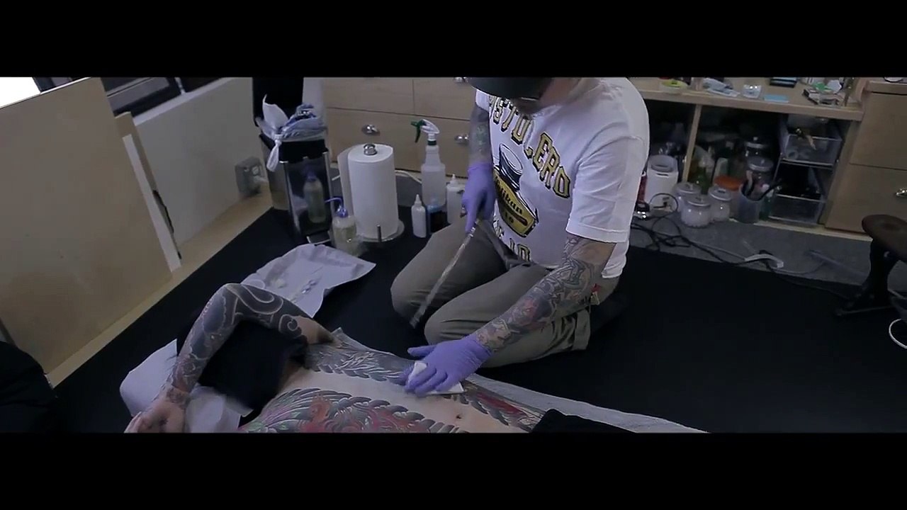 Japanese Tattoo: Drew Flores (from Japanese American National Museum)