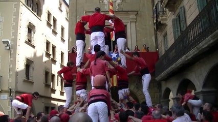 Human Tower Building at Castells Competition