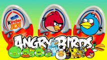 ANGRY BIRDS Kinder Joy Surprise Eggs unboxing animation