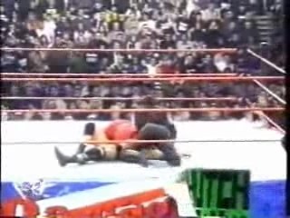 Taker takes out Kane and Austin