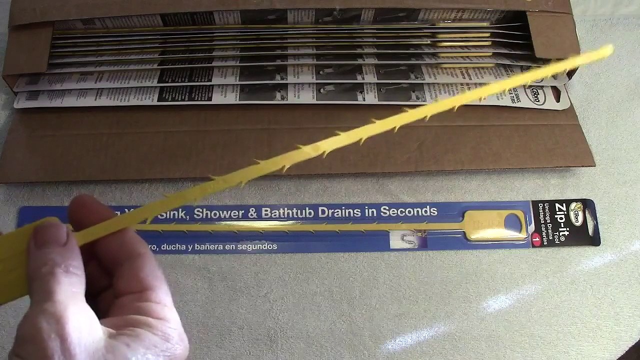 How to Unclog Drains With the Zip-it Drain Cleaning Tool