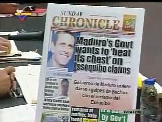 Maduro arremetió contra Capriles por nota de prensa reproducida en Guyana
