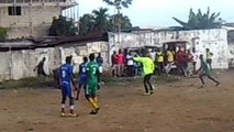 2015/07/06  Part 1 Tournoi de foot de vacances interquartier à  Douala
