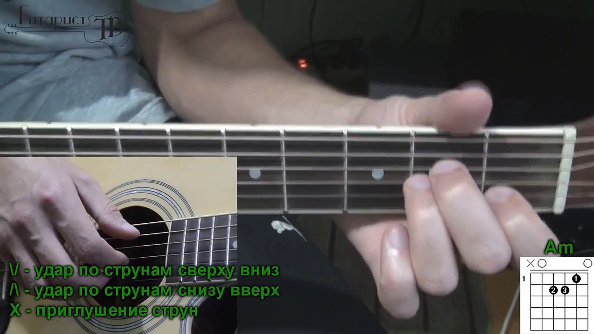 Песни с боем шестерка на гитаре аккорды