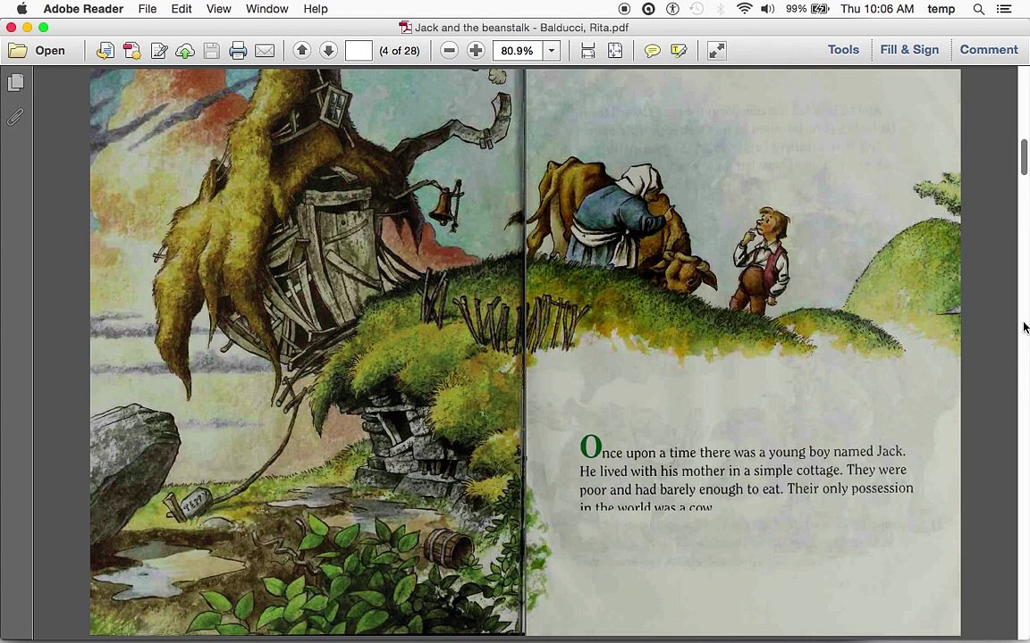 Jack and the Beanstalk (IV) (read aloud)