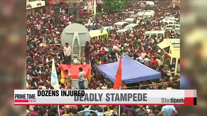 Stampede in India kills at least 16