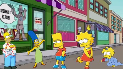 The Simpson Finger Family | Finger Family Songs | Nursery Rhymes