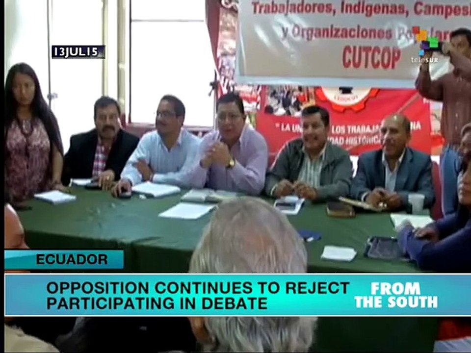 Ecuador: Despite Gov't Call for Dialogue, Opposition Protests Planned