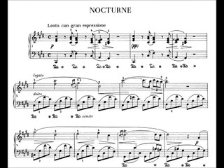 Chopin Nocturne Op 20 in C Sharp minor