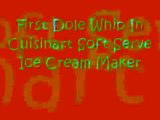 Dole Whip In Cuisinart Soft Serve Ice Cream Maker