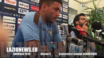 Auronzo 2015 - Giorno 5- Djordjevic in conferenza stampa