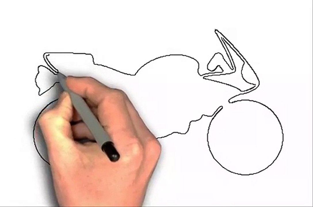 How To Draw A Motorcycle