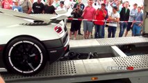New Koenigsegg Agera R Arrives at Supercar Event   People Go CRAZY!