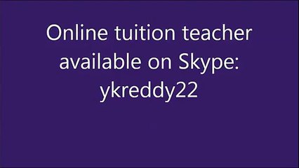 Do you want get A* in IGCSE Maths 0580,0606 &0607 Online math tutoring ,Math tuition's,Please ad my Skype: ykreddy22