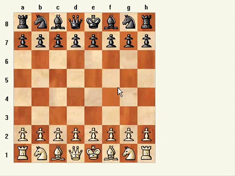 Chess Game 1: Opening