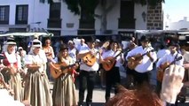 La música popular tradicional Canaria, folklore De Lanzarote, Teguise town,  Vivat Canaria