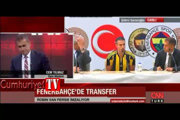 Canlı yayında Nevşin Mengü'nün Robin van Persie rahatsızlığı