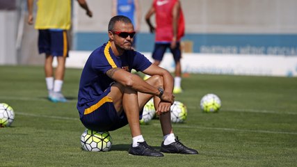 Luis Enrique: Aiming to repeat the success of last season