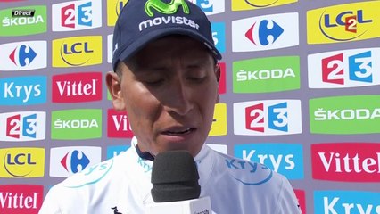 VIDEO - Nairo Quintana : "Les Sky ont été plus forts, tout simplement"