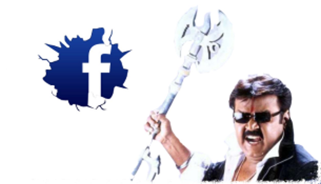 Vijayakanth Joins Facebook