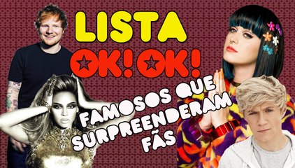 Top 5 famosos que mais surpreenderam os fãs EVEEEEEEEER