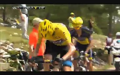 Froome ataca Contador no mont ventoux 2013