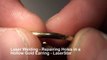 Laser Welding - Hollow Earring Hole Repair