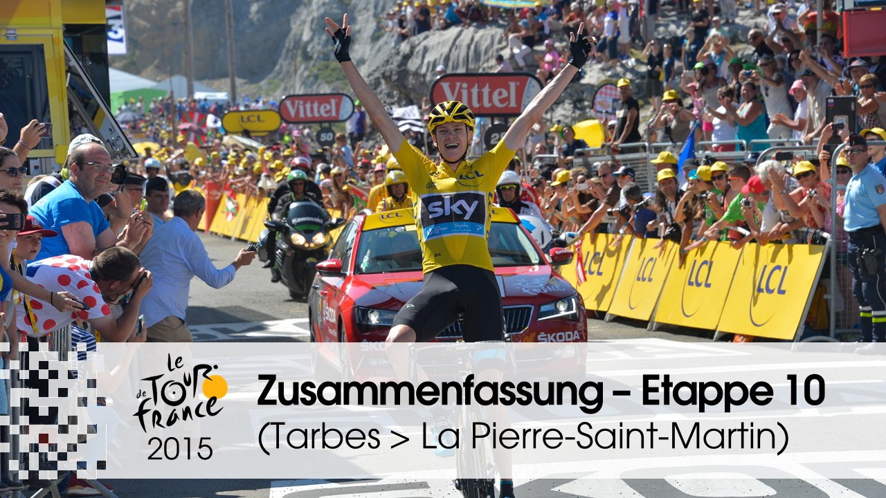 Zusammenfassung - Etappe 10 (Tarbes > La Pierre-Saint-Martin) - Tour de France 2015