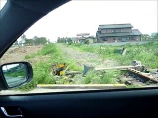 Tsunami video, Yamamoto City (Sendai, Miyagi), Japan. July 21st, 2011