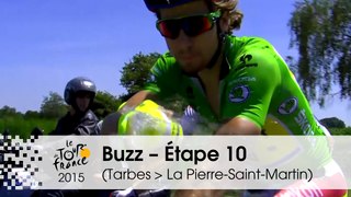 Buzz du jour / Buzz of the day - Étape 10 (Tarbes > La Pierre-Saint-Martin) - Tour de France 2015
