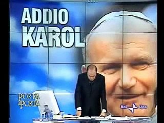 ANNUNCIO MORTE GIOVANNI PAOLO II - Bruno Vespa - 242005