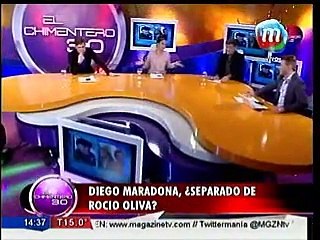 ¿Maradona separado de Rocío Oliva?