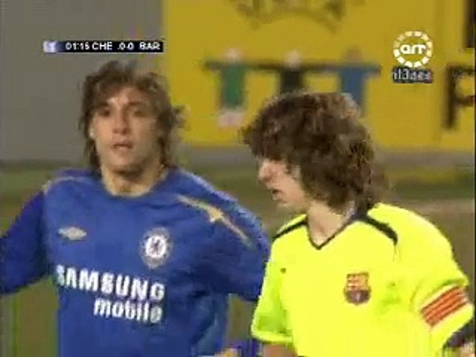 تشيلسي 1-2 برشلونة الشوط الاول