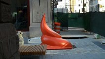 Claes Oldenburg Paintbrush - Paint Torch Sculpture