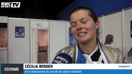 Escrime : Cécilia Berder médaillée d'argent aux Mondiaux