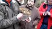 Inanellamento e rilascio di beccaccia catturata a Vaglio di Basilicata (Potenza, 2 Feb. 2012)