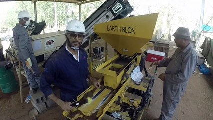 BP 714 compressed earth block machine