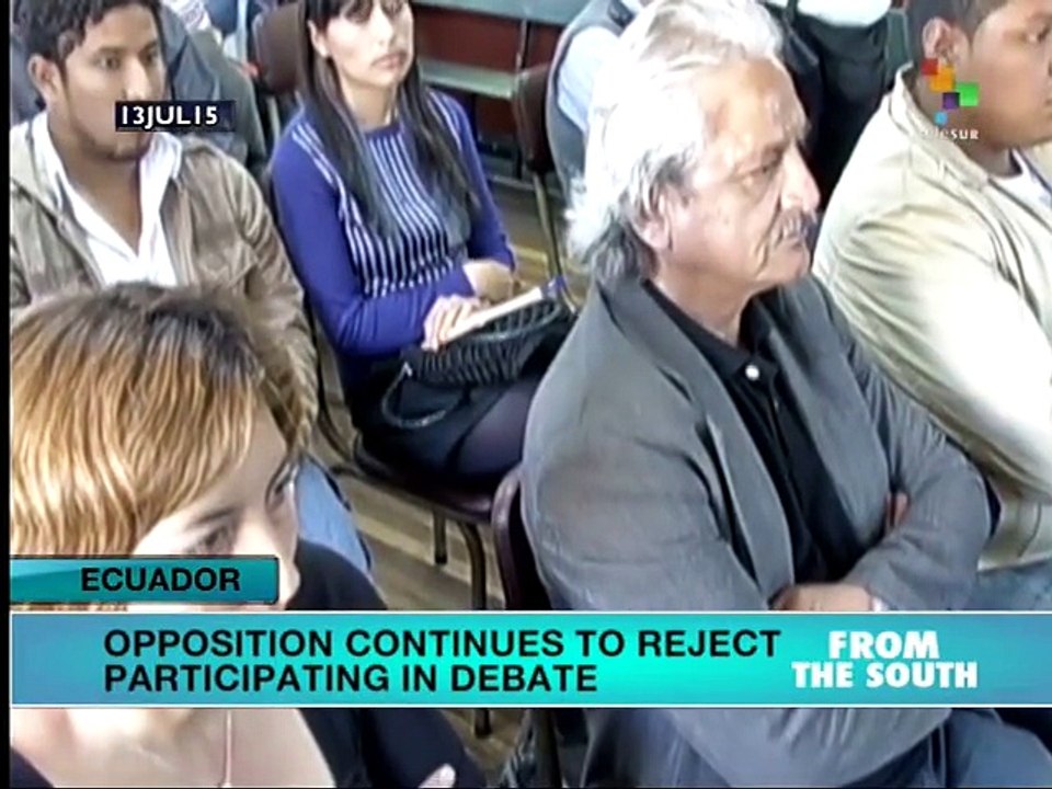 Ecuadoran Opposition Meets to Discuss Future Anti-Government Actions