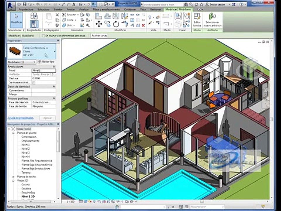 Revit 2014 Curso 3D Nivel Avanzado | Tutorial Completo Revit 2014 3D