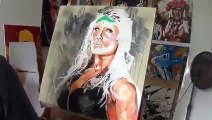 The Glamazon hits the canvas- WWE Canvas 2 Canvas