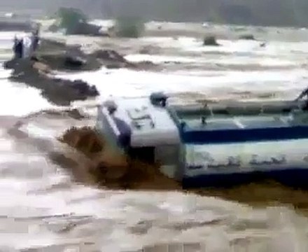 Flash floods After Rain in Riyadh, Saudi Arabia