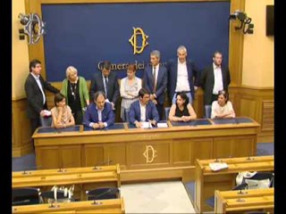 Roma - Conferenza stampa di Emanuele Prataviera (14.07.15)